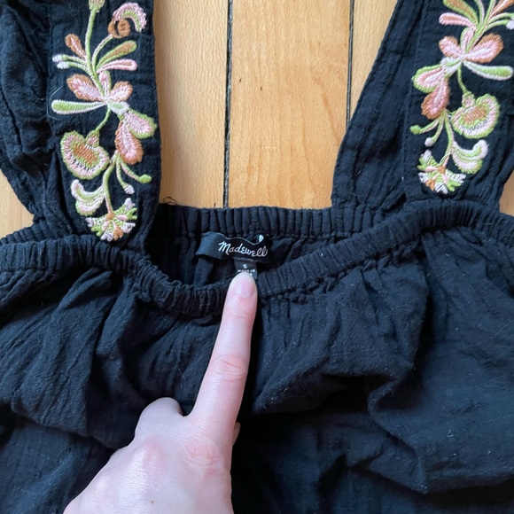 Madewell Floral Embroidered Strap Top - Picture 6 of 6
